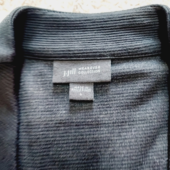 J Jill Wearever Collection Long Knit Cardigan Sz-L - Picture 4 of 7